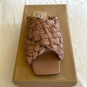 Steve Madden Marina Nude Sandal 7.5 brand new never worn with box